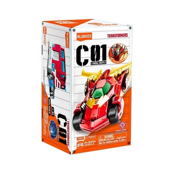 Transformers Blokees: Blokees Wheels 1:64 Model Kit- C01 Transformers Roll Out Display (12 Blind Boxes)