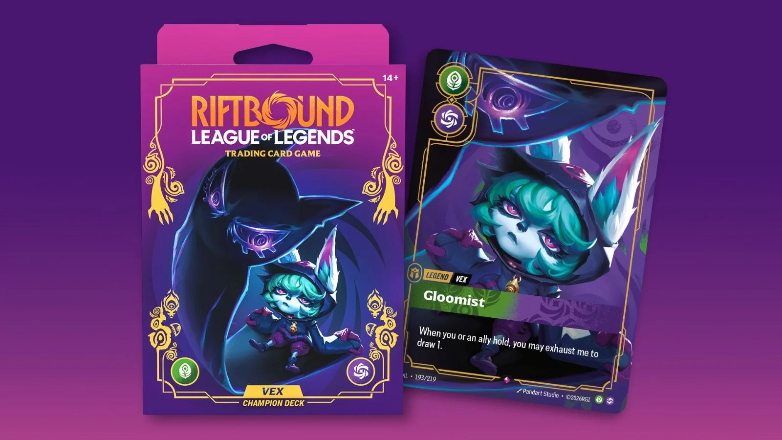 Riftbound TCG: Set 3- Unleashed- Champion Deck - Vex